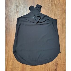 Naked Zebra crossed neckline top